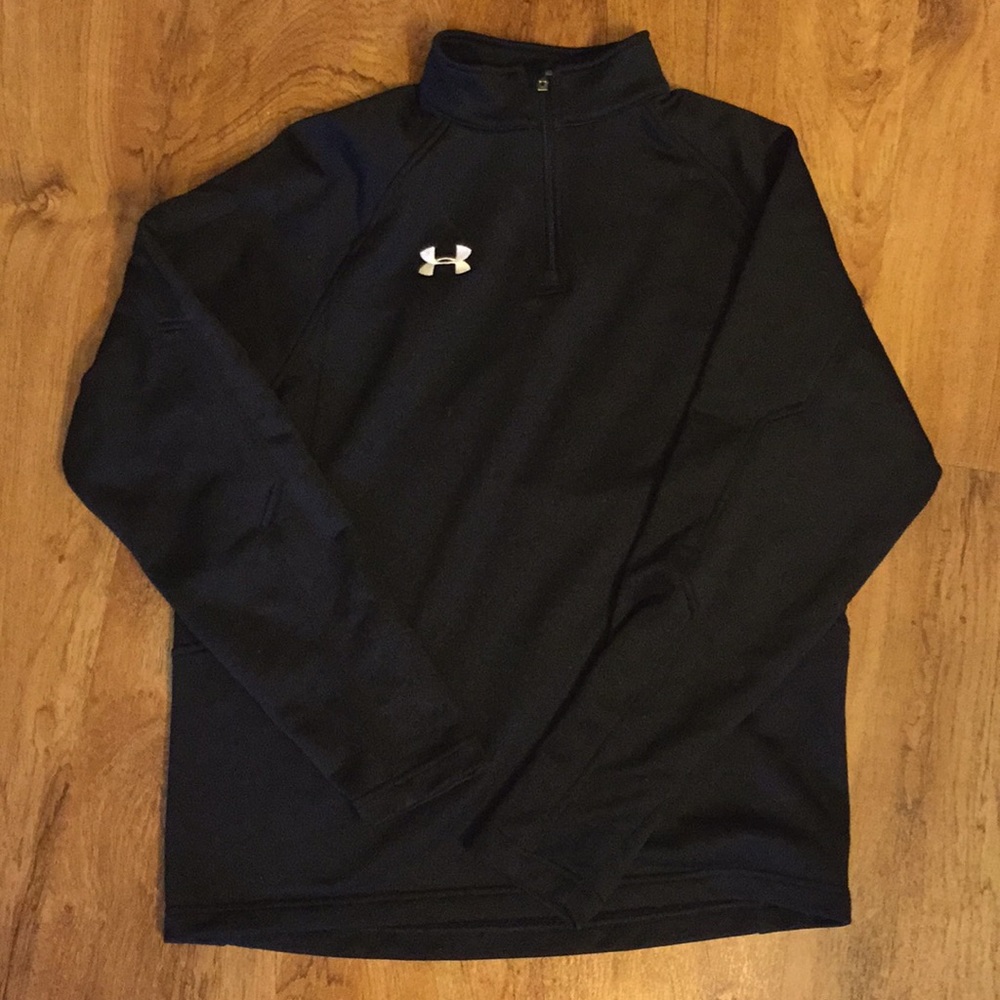 Under armour black quarter zip